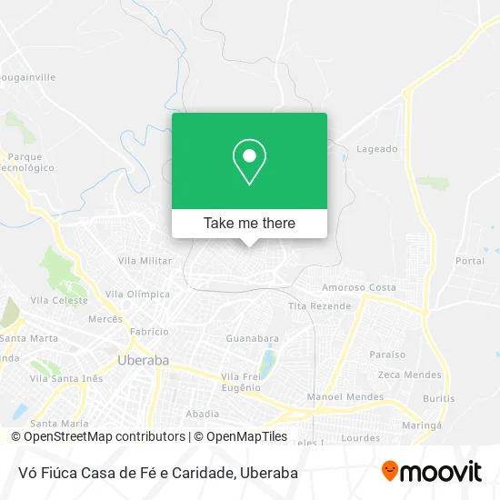 Vó Fiúca Casa de Fé e Caridade map