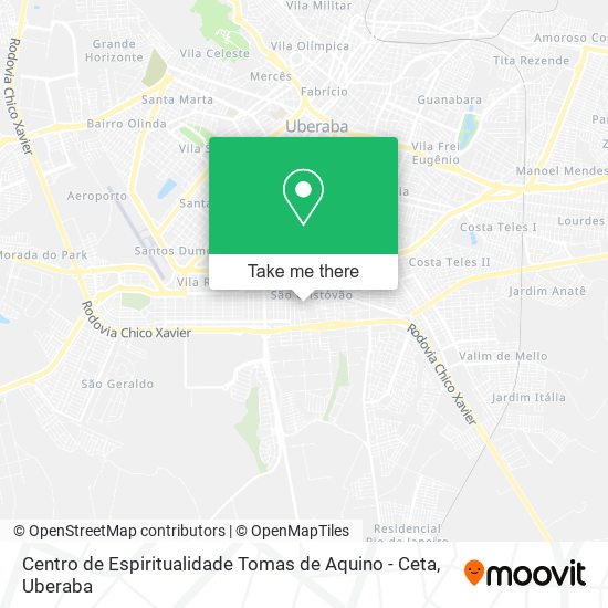 Centro de Espiritualidade Tomas de Aquino - Ceta map