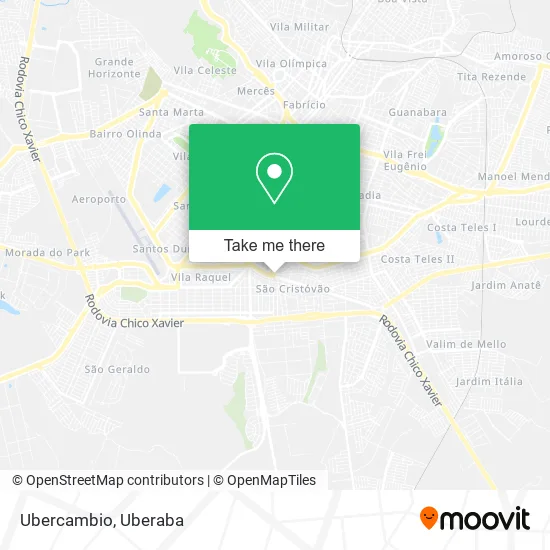 Ubercambio map