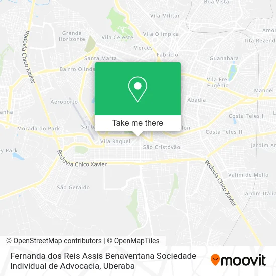 Fernanda dos Reis Assis Benaventana Sociedade Individual de Advocacia map