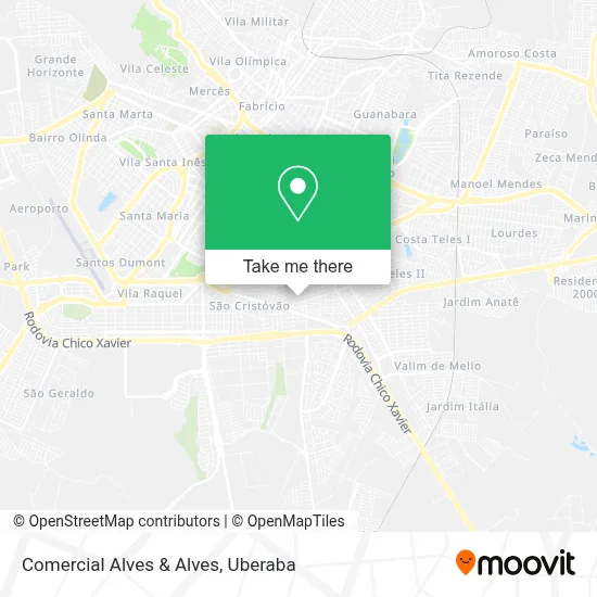Comercial Alves & Alves map
