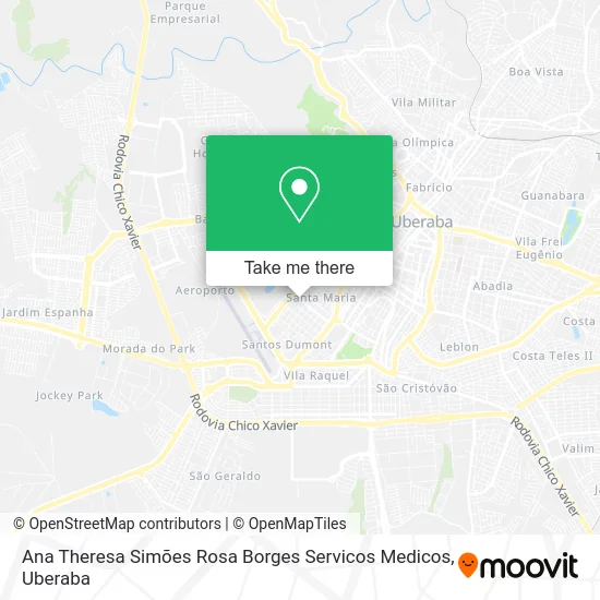 Ana Theresa Simões Rosa Borges Servicos Medicos map