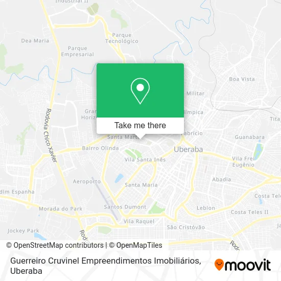 Guerreiro Cruvinel Empreendimentos Imobiliários map