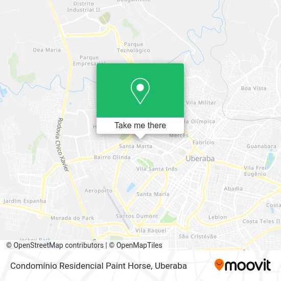 Condomínio Residencial Paint Horse map