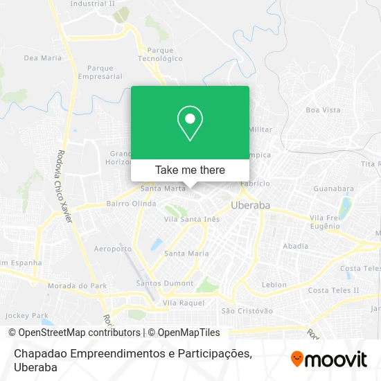 Chapadao Empreendimentos e Participações map