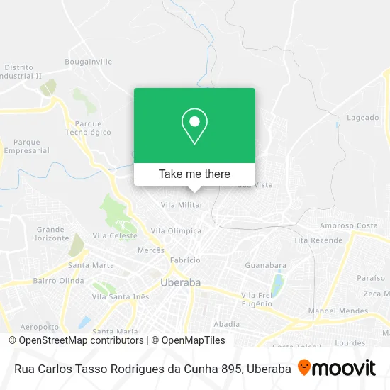 Rua Carlos Tasso Rodrigues da Cunha 895 map