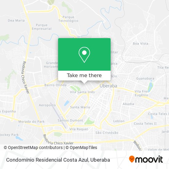 Condomínio Residencial Costa Azul map