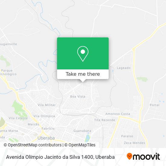 Avenida Olímpio Jacinto da Silva 1400 map