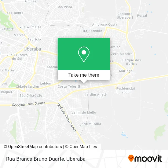 Rua Branca Bruno Duarte map