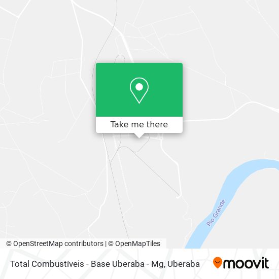 Total Combustíveis - Base Uberaba - Mg map