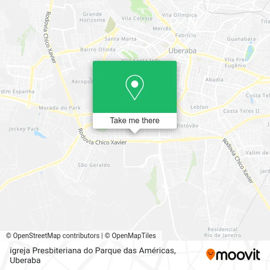 igreja Presbiteriana do Parque das Américas map
