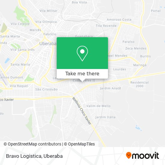 Mapa Bravo Logistica