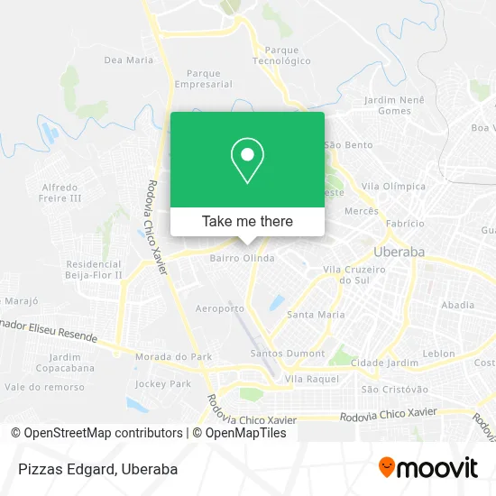 Pizzas Edgard map