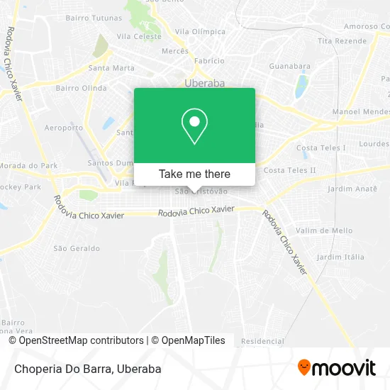 Choperia Do Barra map