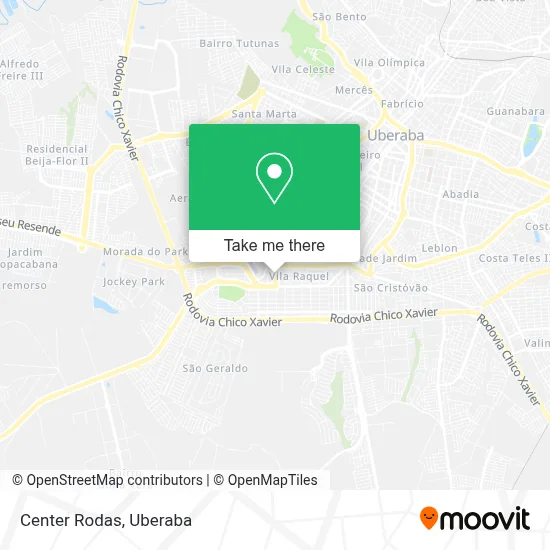 Center Rodas map