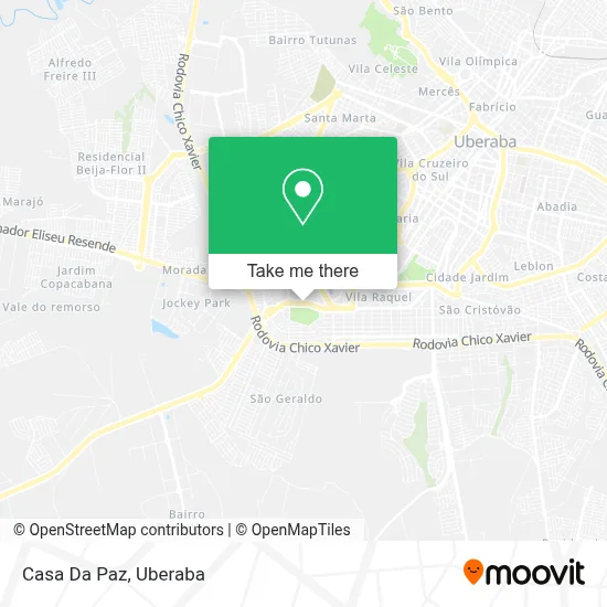 Casa Da Paz map