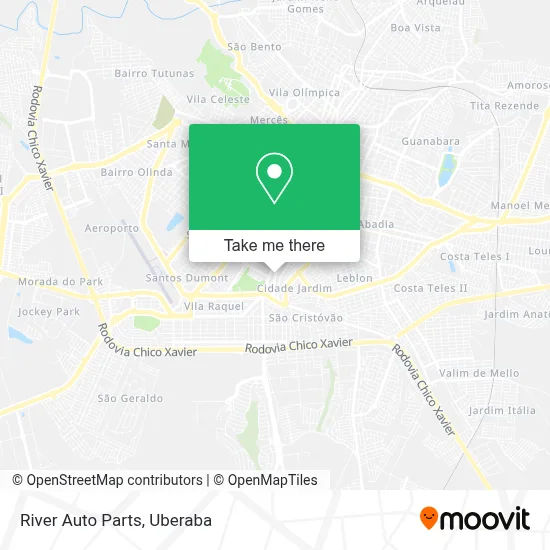 River Auto Parts map
