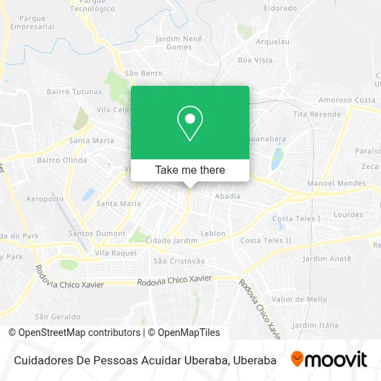 Cuidadores De Pessoas Acuidar Uberaba map
