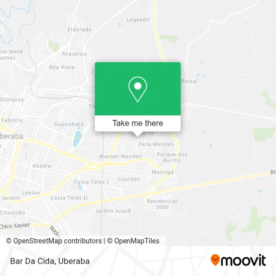 Bar Da Cida map