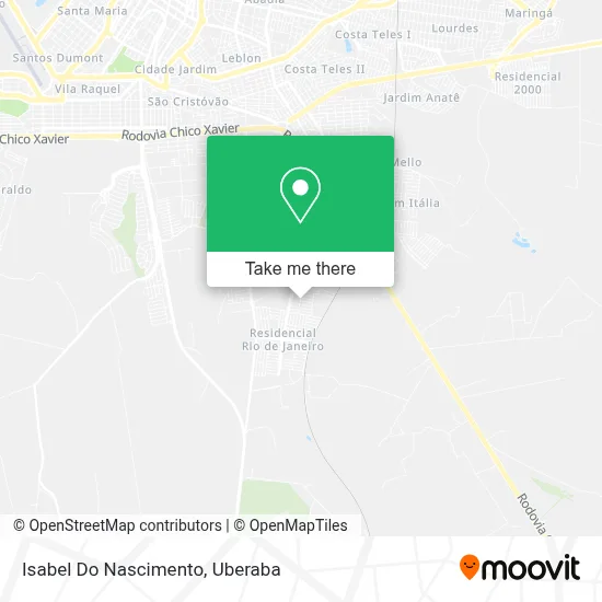 Isabel Do Nascimento map