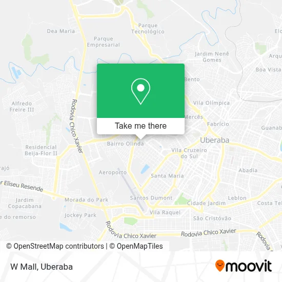 W Mall map