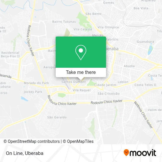 On Line map