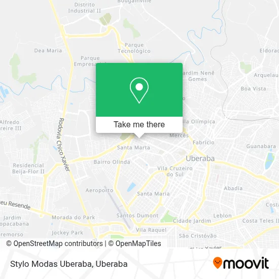 Stylo Modas Uberaba map