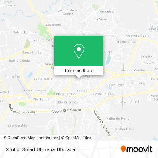 Senhor Smart Uberaba map