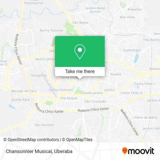 Chansonnier Musical map