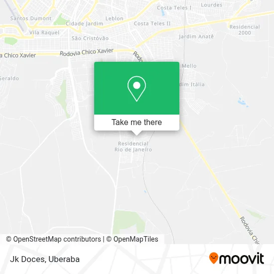 Jk Doces map