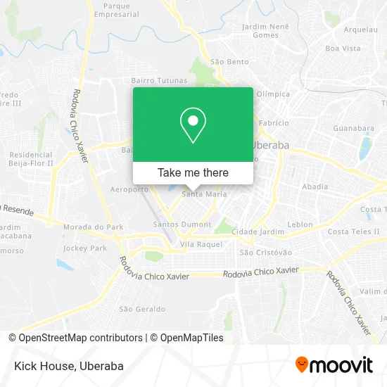 Kick House map