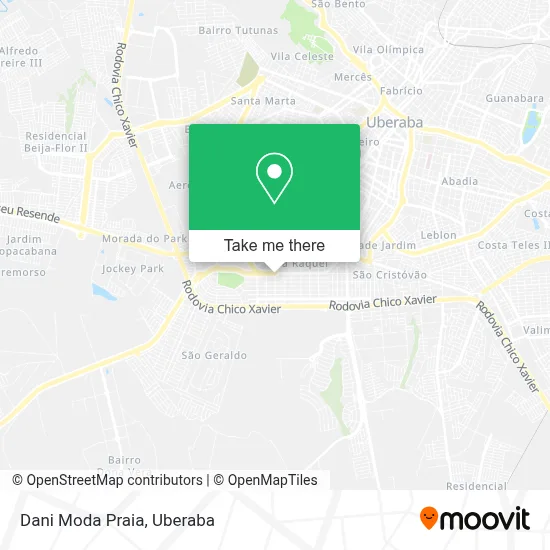 Dani Moda Praia map