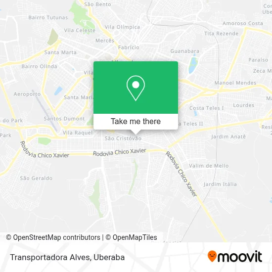Transportadora Alves map