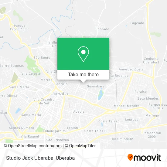 Studio Jack Uberaba map