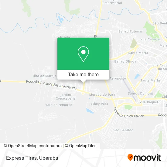 Express Pneus map