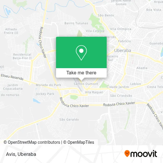 Avis map