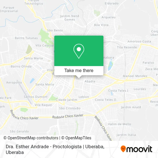 Dra. Esther Andrade - Proctologista | Uberaba map