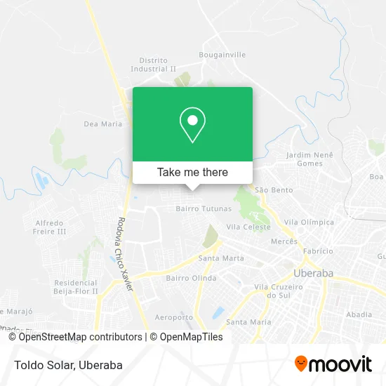 Toldo Solar map