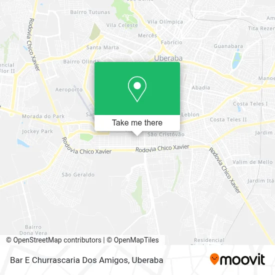 Bar E Churrascaria Dos Amigos map