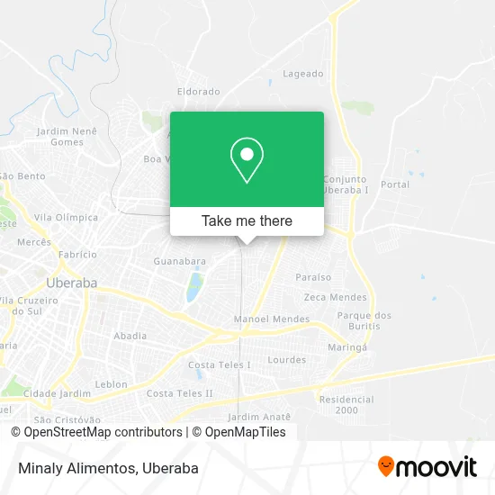 Minaly Alimentos map