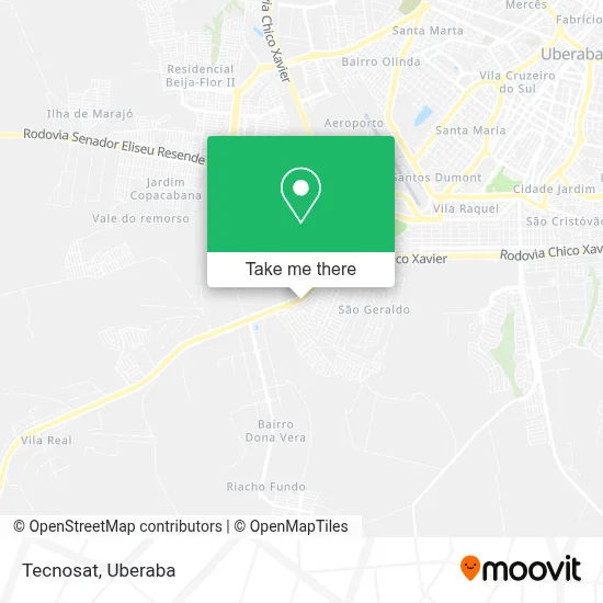 Tecnosat map