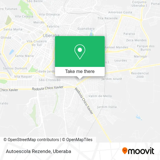 Autoescola Rezende map