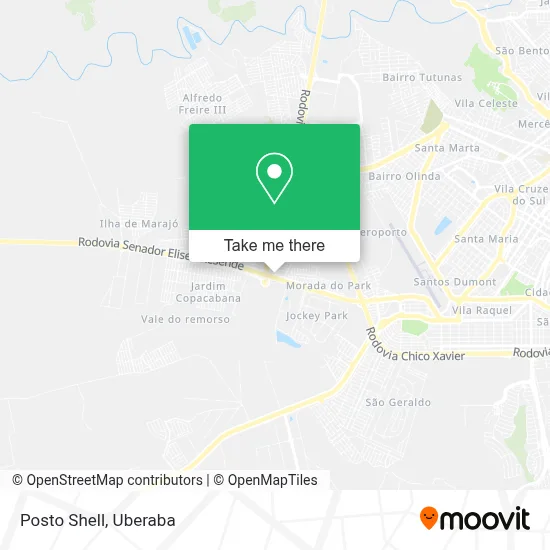 Posto Shell map