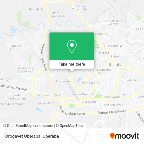 Drogavet Uberaba map