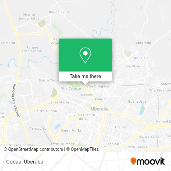 Codau map