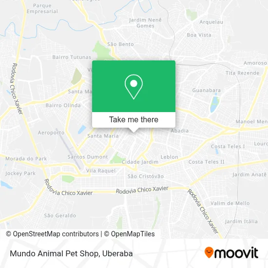 Mundo Animal Pet Shop map