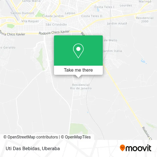Uti Das Bebidas map
