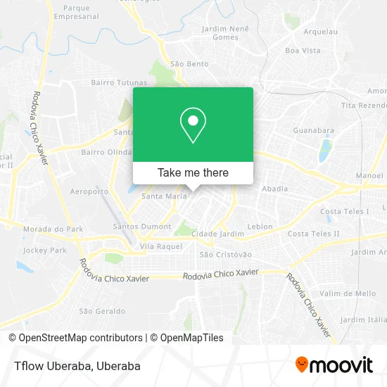 Tflow Uberaba map