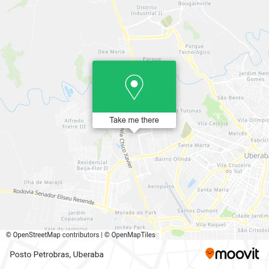 Posto Petrobras map