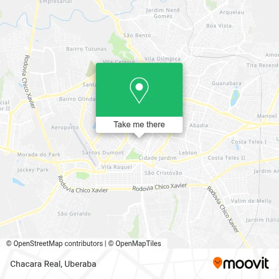 Chacara Real map